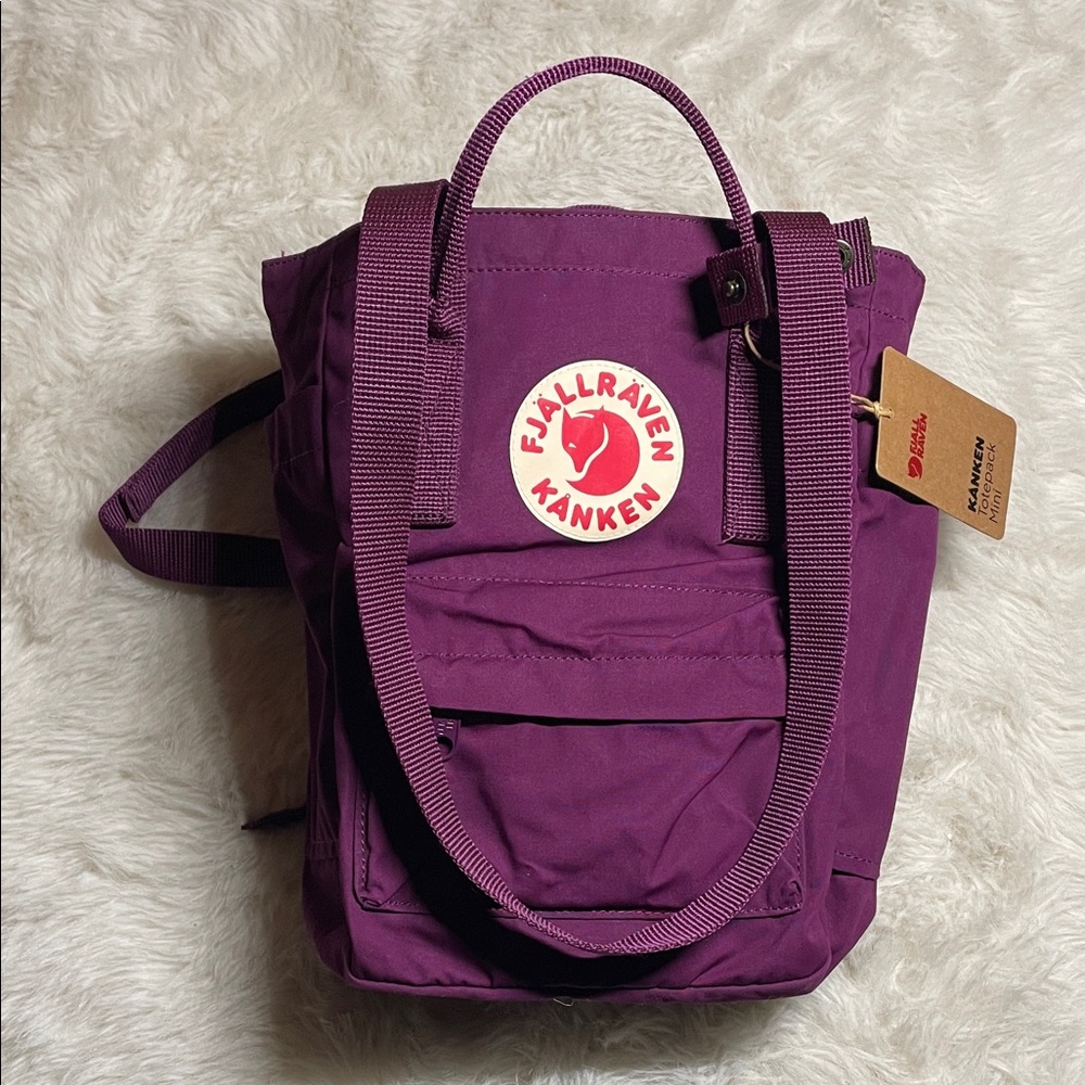Kånken Mini Purple Totepack Backpack - Picture 8 of 8